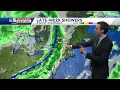 Bright and warm Tuesday late-week showers in Vermont 09-01-25
