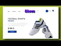 Build A Responsive Shoes Website using HTML CSS Tutorial shoes website website using html