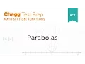 ACT Math Parabolas - Chegg Test Prep