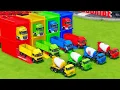Download Lagu Garage with Colors - ALL MIXER TRUCK WITH DOUBLE FLATBED TRAILER TRUCK, DAF, IVECO, KAMAZ - FS22