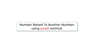 One Number Raised To Another using pow C Program