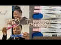 LIVE PREGNANCY TEST TTC JOURNEY BABY BFP 12 13 DPO