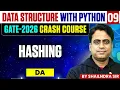 Data Structure with Python 09 Hashing DA GATE Crash Course
