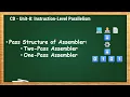 8 2 - Pass Structure of Assembler