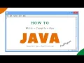 Java hello world program First program in java How to write java program Hindi Neeraj Sharma