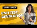 GitHub Copilot Chat for Unit Test Generation