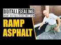 Asphalt Ramp Installation 4K Residential Driveway