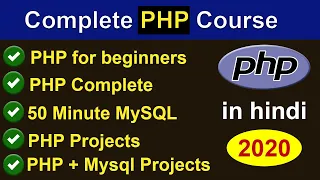 PHP Programming Language Complete In One In Hindi - PHP Complete Course 2020