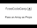 Pass an Array as Props