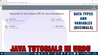 Java Tutorial In - DataTypes And Variables Decimals