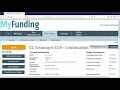 Creating a Continuation Progress Report in MyFunding