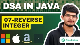 Reverse Integer LeetCode 7 Top Array Interview Question Geekster Java DSA Amazon Google Meta