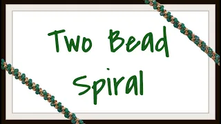 Two Bead Spiral Necklace Jewelry Making Off the Beaded Path