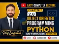 Class 11 Computer Science Chapter 2 - 2 8 Object Oriented Programming in Python New Syllabu
