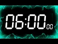 6 Minute Big Digit Countdown Timer 6 Minute Basketball Timer 360 Second Countdown Timer