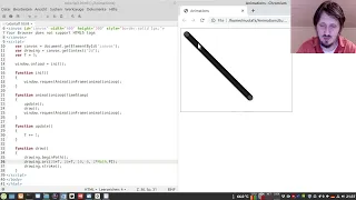 JavaScript Physics Animations Tutorial 1 Creating First Animation