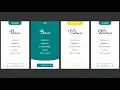 Animated Pricing Table Using HTML and CSS