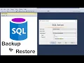 sql server database backup and restore