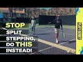 Is The Split Step Killing Your Volleys Do THIS Instead