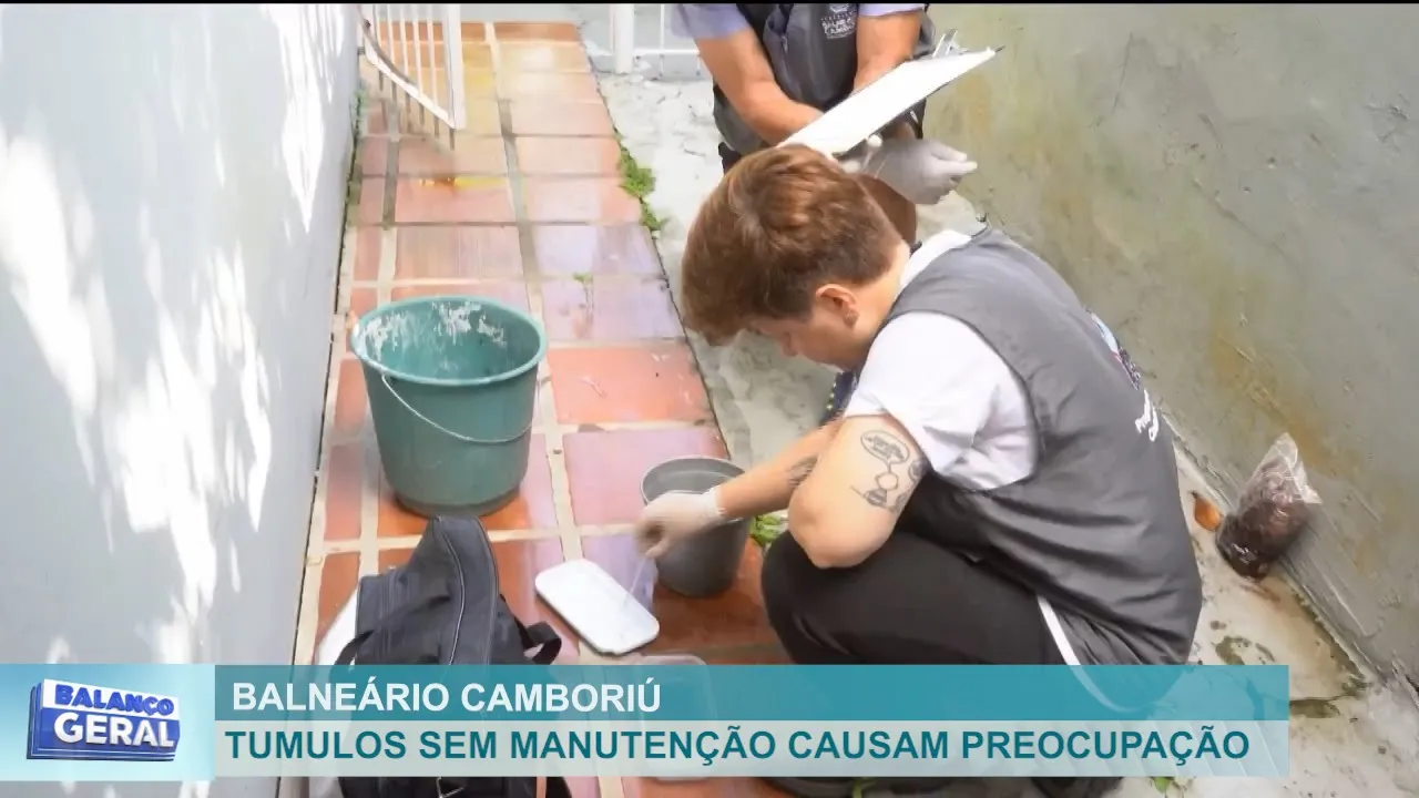 Túmulos sem manutenção causa preocupação por causa do mosquito da dengue