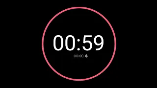 59 Second Countdown Timer iPhone Timer Style