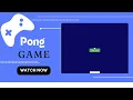 How to Create a Pong Game Using HTML CSS and JavaScript