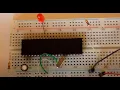 How to blinking led with pic microcontroller and Mikro C