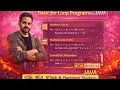 For Loop Basic Programs in Java Logic Building for Beginners
