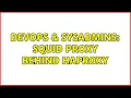 DevOps SysAdmins Squid proxy behind Haproxy