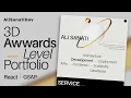 Build Your Dream 3D Dev Awwwards Portfolio in 2 hours