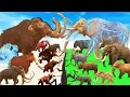 Download Lagu 10 Woolly Mammoth Mastodon vs 10 MammothZilla Elephant ARBS Prehistoric Animals ARK Epic Battle