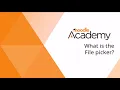 File picker in Moodle 4 5
