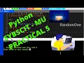 Python Programming - Practical 5