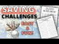 10 EASY Savings Challenges in 2023 FREE PRINTABLE