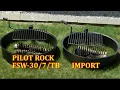 Steel Fire Ring with Cooking Grate - 32in Outer Diameter Model FSW- TB