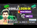 Google Sign In with Firebase in Unity 6 Complete Setup 2025