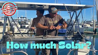 How much solar does a full time sailing family install? Episode 20 | Sailing Catalpa