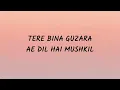 Ae Dil Hai Mushkil  |  Title Track  |  Arijit Singh | Ranbir Kapoor