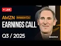 Amazon com Q3 2025 Earnings Call AMZN WATCH LIVE