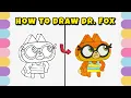 How to Draw Dr Fox from Unikitty - Step by Step Drawing Guide