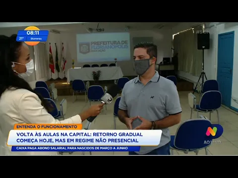 Aulas: retorno gradual começa hoje, mas em regime não presencial