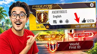 I Purchased the FIRST Free Fire ID Ever Created! 😱