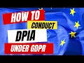 How to Conduct a GDPR-Compliant Data Protection Impact Assessment DPIA under the GDPR