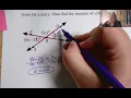 Linear Pairs and Vertical Angles Algebraic Example