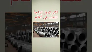 أكثر الدول انتاجا للصلب في العالم لسنة 2024 انتاج الصلب الحديد المعادن مناجم صناعة احصائيات  أكثر الدول انتاجا للصلب في العالم لسنة 2024 انتاج الصلب الحديد المعادن مناجم صناعة احصائيات
