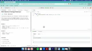 Leetcode 75 Day 9 Maximum Average Subarray I