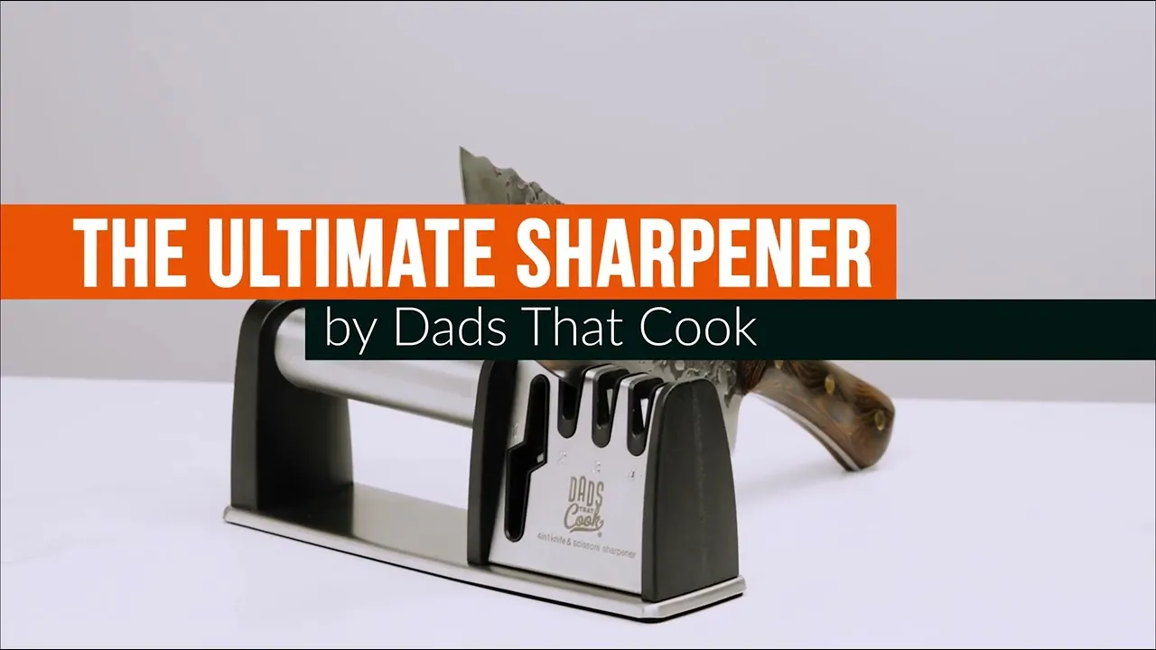 Ultimate Knife Sharpener by DADS THAT COOK