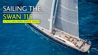 Sailing Leonardo Ferragamo’s €16m Swan 115 superyacht