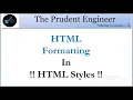 How to FORMAT text to BOLD ITALIC EMPHASIZED DELETED in HTML Web Development tutorial