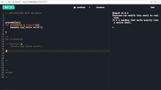 Javascript Web hoisting with variable function Expression